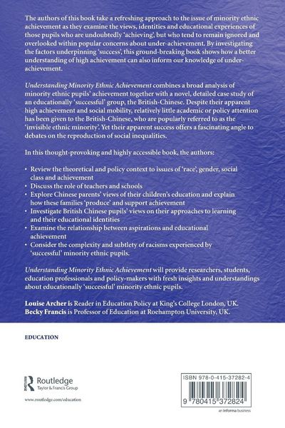 Produktbild: Understanding Minority Ethnic Achievement