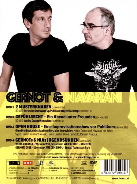 Produktbild: Gernot & Niavarani - Gemeinsam gesammelte Werke [4 DVDs]
