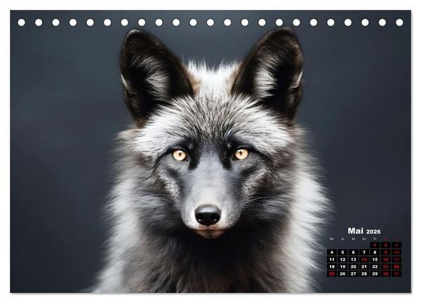 Produktbild: Only Black (Tischkalender 2026 DIN A5 quer), CALVENDO Monatskalender