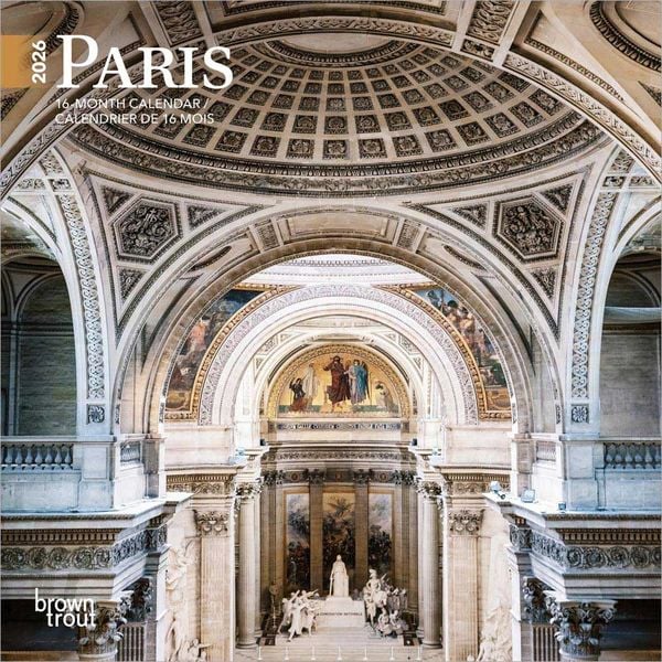 Produktbild: Paris 2026 7 X 14 Inch (Hanging) Monthly Mini Wall Calendar English/French Bilingual
