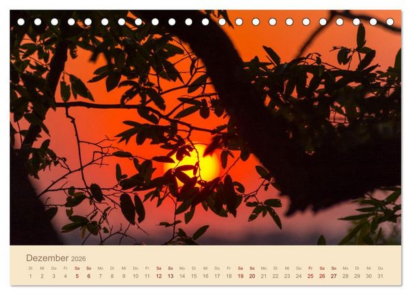 Produktbild: Einmalige Landschaften in Afrika (Tischkalender 2026 DIN A5 quer), CALVENDO Monatskalender