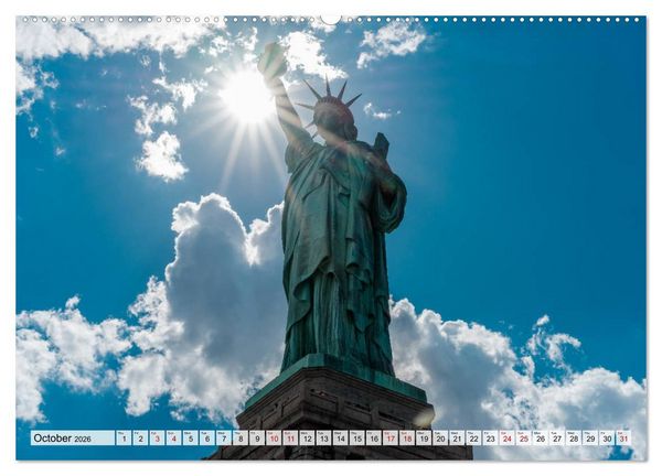 Produktbild: New York City Perspectives (High Quality Premium Wall Calendar 2026 DIN A2 landscape),CALVENDO 12 Month Wall Calendar