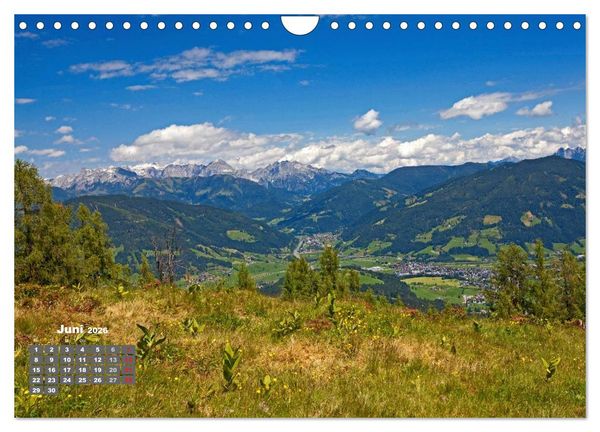 Produktbild: Die weiten T&auml;ler im Salzburger Land (Wandkalender 2026 DIN A4 quer), CALVENDO Monatskalender