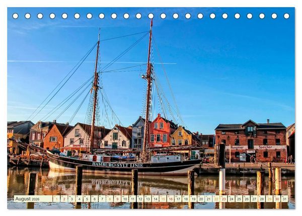 Produktbild: Reise an die Nordsee - Husum (Tischkalender 2026 DIN A5 quer), CALVENDO Monatskalender