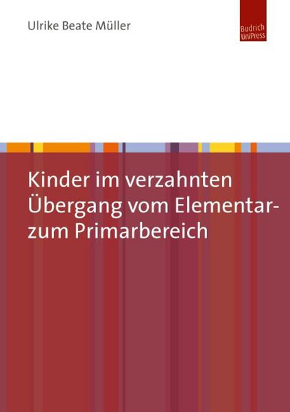Produktbild: Kinder im verzahnten &Uuml;bergang vom Elementar- zum Primarbereich