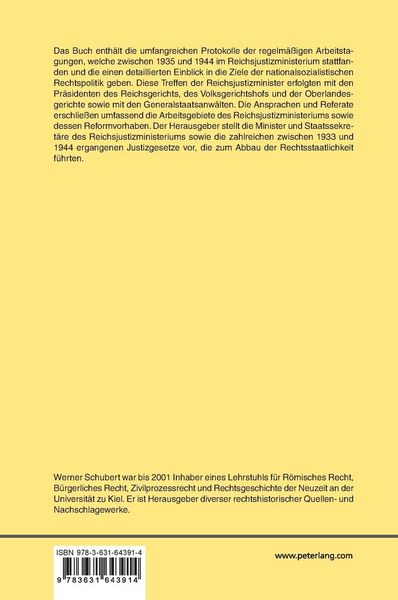 Produktbild: Das Reichsjustizministerium und die h&ouml;heren Justizbeh&ouml;rden in der NS-Zeit (1935&ndash;1944)