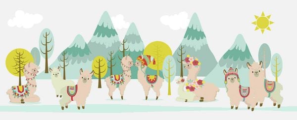 Produktbild: URSUS Laternenzeit Laternen-Bastelset Lama, Set 28