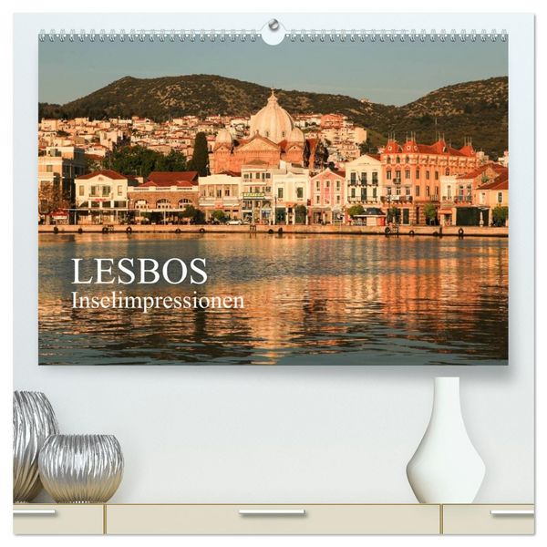 Produktbild: Lesbos - Inselimpressionen (hochwertiger Premium Wandkalender 2026 DIN A2 quer), Kunstdruck in Hochglanz