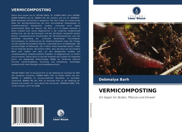 Vermicomposting, Taschenbuch von Debmalya Barh, Verlag Unser Wissen, 9786203110074