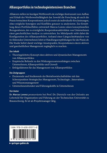 Produktbild: Allianzportfolios in technologieintensiven Branchen