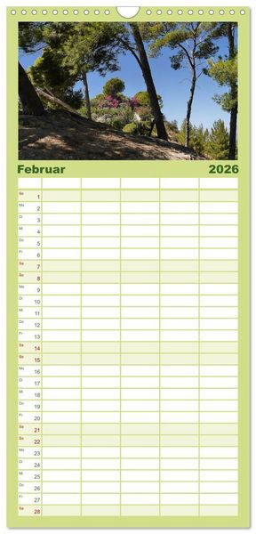 Produktbild: Familienplaner 2026 - Kreta - Paradies an der Wiege Europas mit 5 Spalten (Wandkalender, 21 x 45 cm) CALVENDO