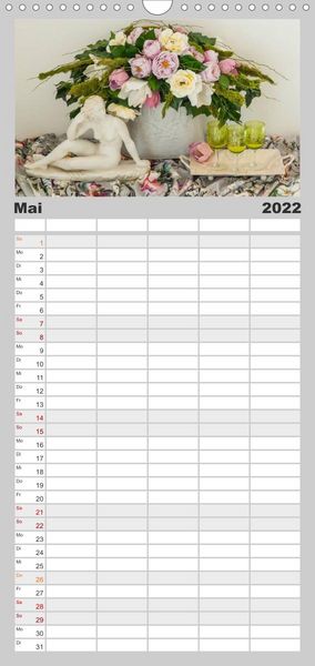 Produktbild: Familienplaner Raum f&uuml;r Blumen (Wandkalender 2022 , 21 cm x 45 cm, hoch)