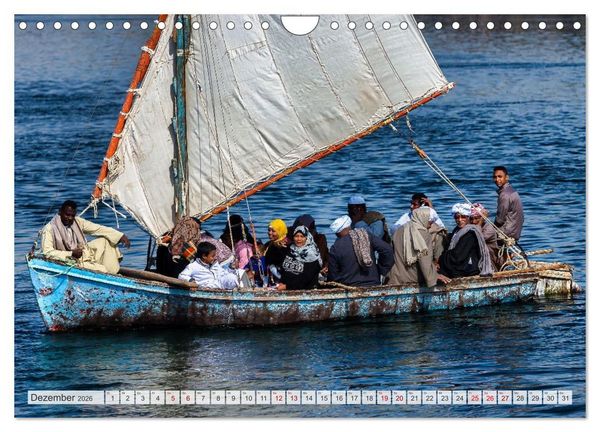 Produktbild: Stilvolles Segeln auf dem Nil mit einer Dahabeya (Wandkalender 2026 DIN A4 quer), CALVENDO Monatskalender