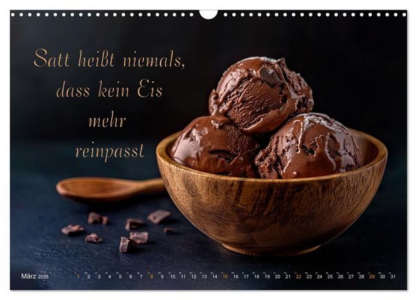 Produktbild: Dessert - Liebe auf den ersten Biss (Wandkalender 2026 DIN A3 quer), CALVENDO Monatskalender