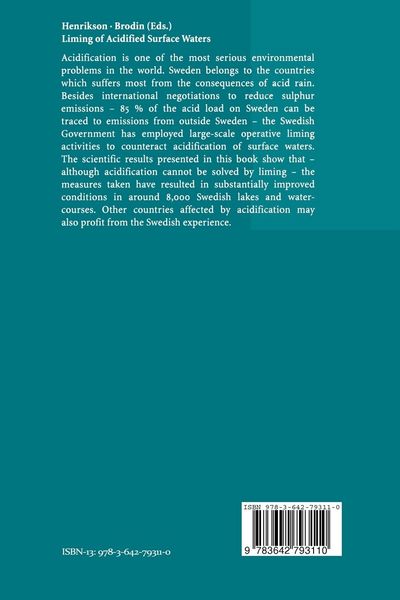 Produktbild: Liming of Acidified Surface Waters