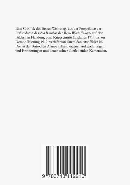 Produktbild: Der Krieg, wie ihn die Infanterie erfuhr