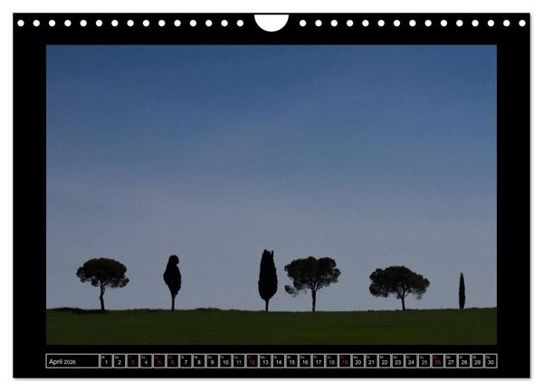 Produktbild: Toskana - Die Magie des Val d'Orcia (Wandkalender 2026 DIN A4 quer), CALVENDO Monatskalender