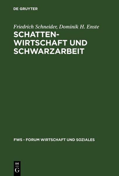 Produktbild: Schattenwirtschaft und Schwarzarbeit
