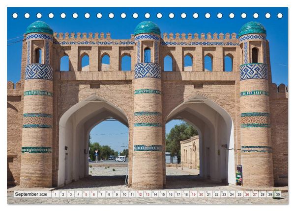 Produktbild: Usbekistan Mythos Seidenstra&szlig;e hautnah (Tischkalender 2026 DIN A5 quer), CALVENDO Monatskalender