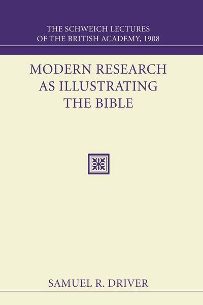 Produktbild: Modern Research as Illustrating the Bible