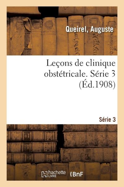 Produktbild: Le&ccedil;ons de clinique obst&eacute;tricale. S&eacute;rie 3