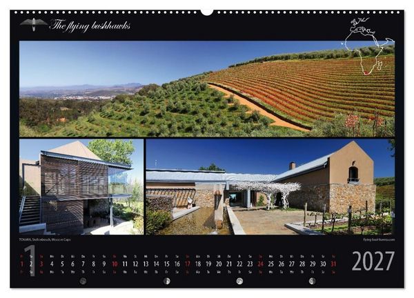 Produktbild: Wein & Architektur 2027 (hochwertiger Premium Wandkalender 2027 DIN A2 quer), Kunstdruck in Hochglanz