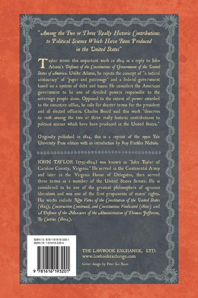Produktbild: An Inquiry Into the Principles and Policy of the Government of the United States