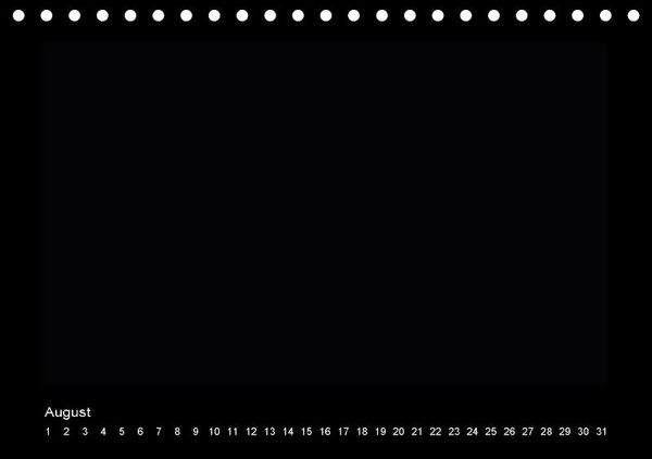Produktbild: Geburtstags - Bastelkalender - Schwarz (Tischkalender immerw&auml;hrend DIN A5 quer)