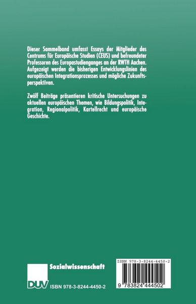 Produktbild: Europ&auml;ische Integrationsperspektiven