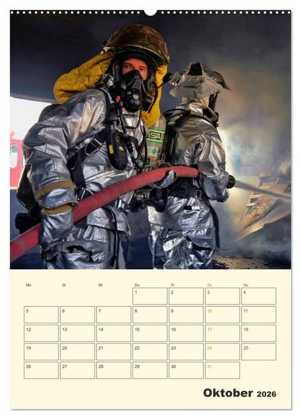 Produktbild: Feuerwehr - Warten auf den n&auml;chsten Einsatz (hochwertiger Premium Wandkalender 2026 DIN A2 hoch), Kunstdruck in Hochglanz
