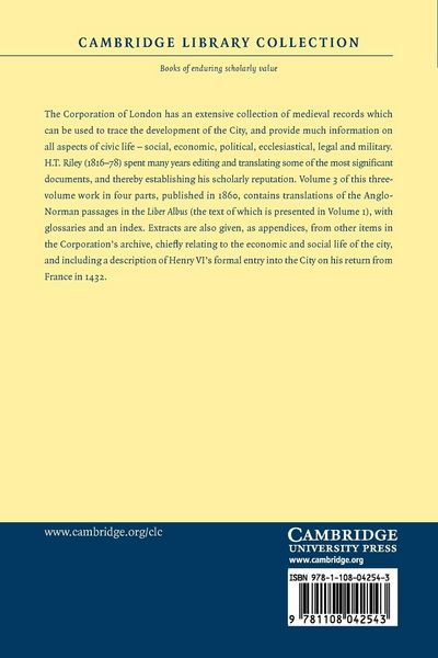 Produktbild: Munimenta Gildhallae Londoniensis - Volume 3