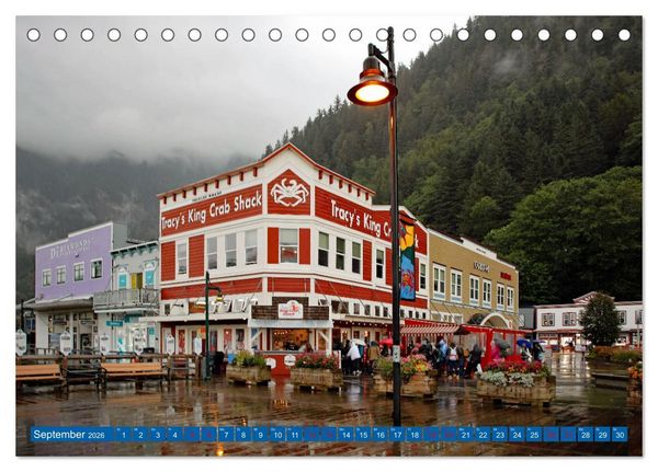 Produktbild: Von Vancouver nach Alaska (Tischkalender 2026 DIN A5 quer), CALVENDO Monatskalender