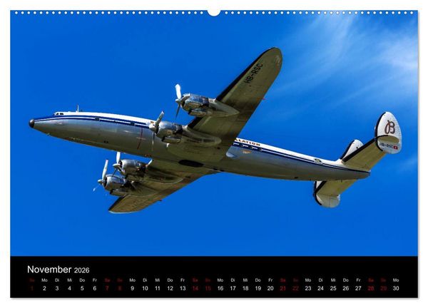 Produktbild: Oldtimer am Himmel (Wandkalender 2026 DIN A2 quer), CALVENDO Monatskalender