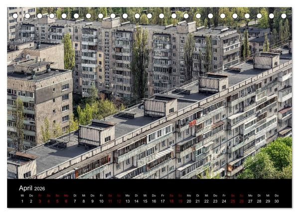 Produktbild: Unterwegs in Kiew (Tischkalender 2026 DIN A5 quer), CALVENDO Monatskalender