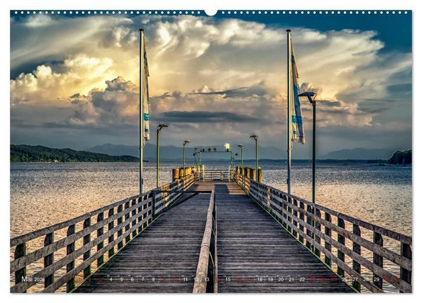 Produktbild: F&uuml;nf-Seen-Land (Wandkalender 2026 DIN A2 quer), CALVENDO Monatskalender
