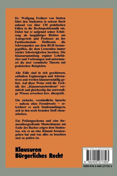 Produktbild: Klausuren B&uuml;rgerliches Recht