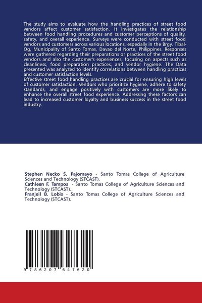 Produktbild: The Impact of Street Food Handling on Customer Satisfaction