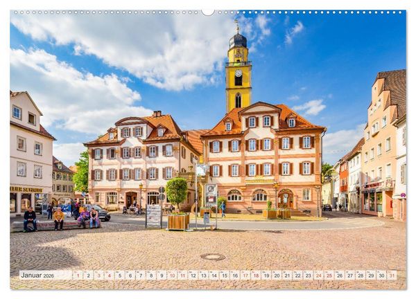 Produktbild: Bad Mergentheim Impressionen (Wandkalender 2026 DIN A2 quer), CALVENDO Monatskalender