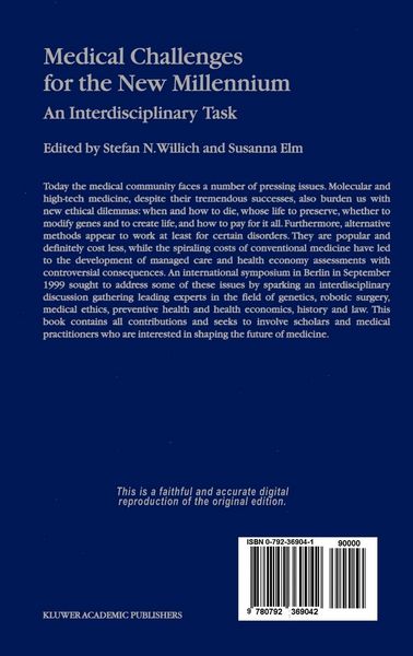 Produktbild: Medical Challenges for the New Millennium