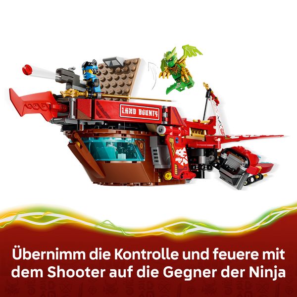 Produktbild: LEGO NINJAGO 71869 W&uuml;stensegler, Spielzeug-LKW f&uuml;r Kinder, 3 Fahrzeuge und 6 Minifiguren