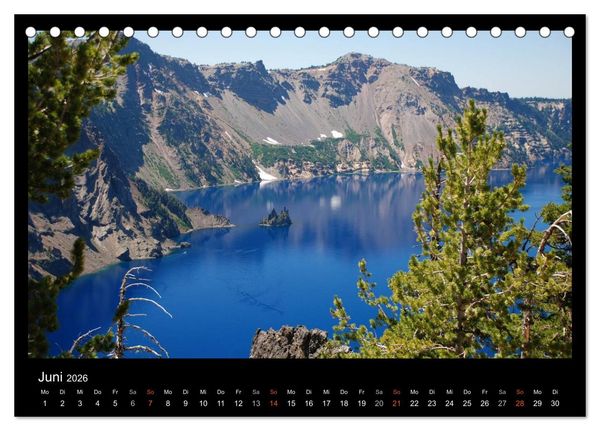 Produktbild: USA - Nordwesten (Tischkalender 2026 DIN A5 quer), CALVENDO Monatskalender