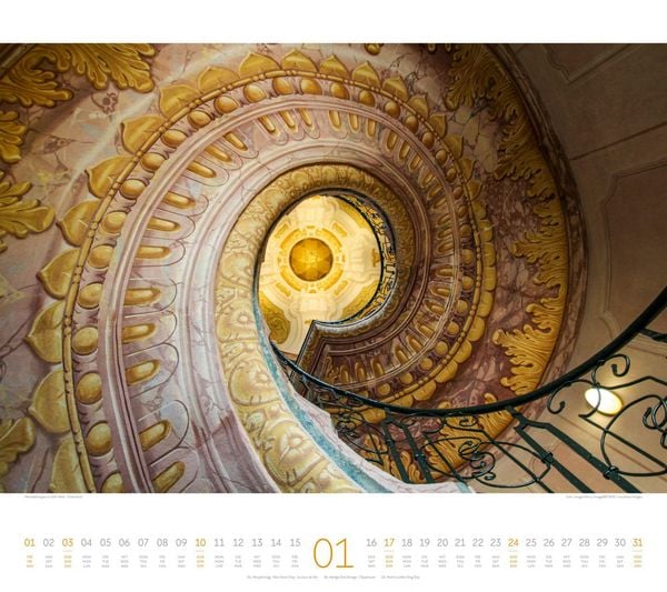 Produktbild: Treppen Kalender 2027