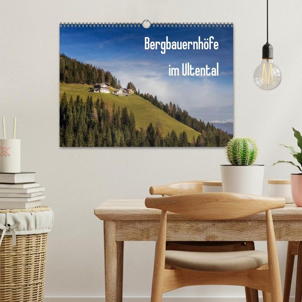 Produktbild: Bergbauernh&ouml;fe im Ultental (Wandkalender 2026 DIN A3 quer), CALVENDO Monatskalender