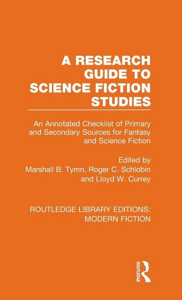 Produktbild: A Research Guide to Science Fiction Studies