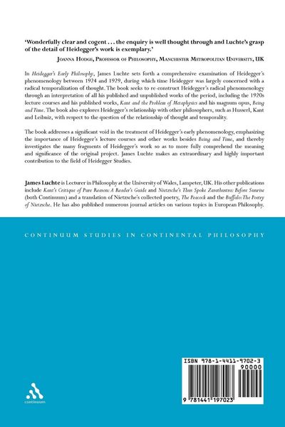 Produktbild: Heidegger's Early Philosophy