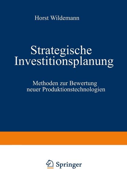 Produktbild: Strategische Investitionsplanung