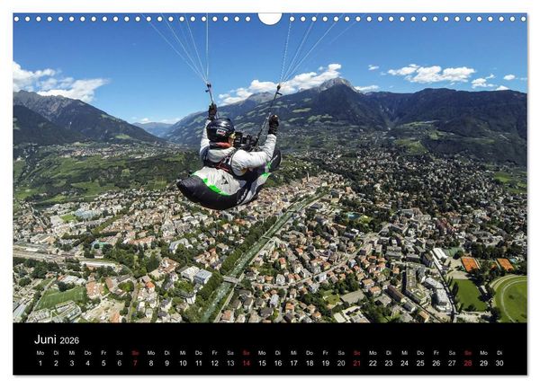 Produktbild: Paragliding - zwischen Himmel und Erde (Wandkalender 2026 DIN A3 quer), CALVENDO Monatskalender