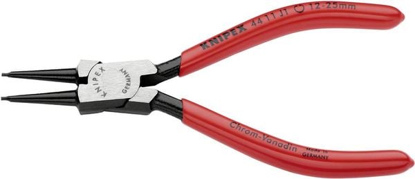 Knipex 44 11 J1 Seegeringzange Passend für (Seegeringzangen) Innenringe 12-25 mm Spitzenform (Details) gerade