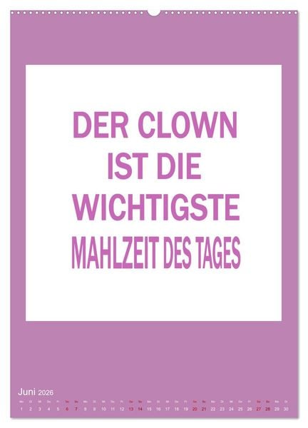 Produktbild: Memo an mich (Wandkalender 2026 DIN A2 hoch), CALVENDO Monatskalender