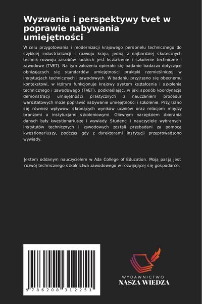 Produktbild: Wyzwania i perspektywy tvet w poprawie nabywania umiej¿tno¿ci